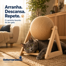 Arranhador Rotativo Redondo para Gatos Premium Gatomaníacas