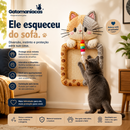 Arranhador Interativo de Parede Grande Adesivo Gato para Colar Fixar Apartamento Gatomaníacas