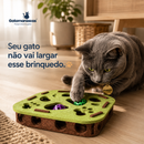 Brinquedo Inteligente para Gato Ansioso Entediado Interativo Quebra Cabeça Bolinha Labirinto Aliviar o Tédio Sino Estimula Instintos Jogo