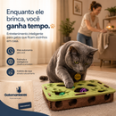 Brinquedo Inteligente para Gato Ansioso Entediado Interativo Quebra Cabeça Bolinha Labirinto Aliviar o Tédio Sino Estimula Instintos Jogo