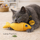 Brinquedo Interativo para Gato Mordedor com Catnip Peixe de Pelúcia  Gatomaníacas