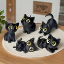 5x Enfeite Estatueta de Gatinho Fofo Decorativo Impressora 3D Decoração Gatos Gatomaníacas