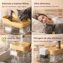 Fonte Bebedouro para Gatos Sem Fio com Torneira Filtro Bateria Recarregável USB Gatomaníacas