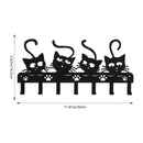 Porta Chaves Gancho Chaveiro Personalizado de Parede Decorativo Metal Puro Gato Gatinho Gatomaníacas