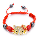 Pulseira de Gato Kawaii Hello Kitty Charm Jóias