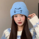 Touca Gorro de Gatinho Gato Lã Inverno Feminina Gatomaníacas