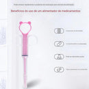 Seringa Aplicador de Comprimidos Remédio Medicamentos para Gatos Cães Pet Gatomaníacas